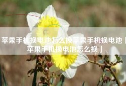 苹果手机换电池怎么换苹果手机换电池「苹果手机换电池怎么换」